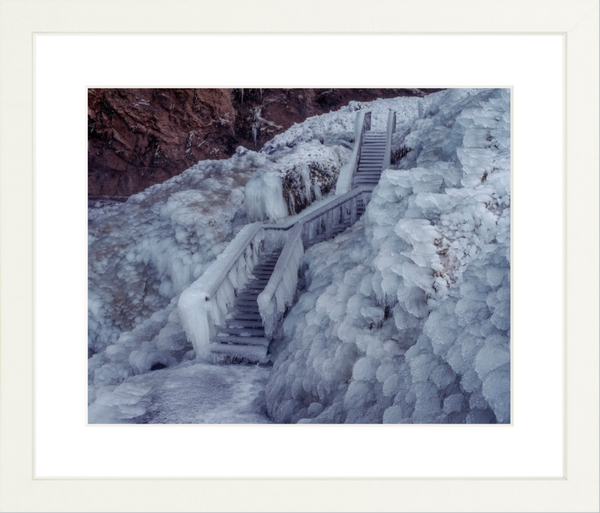Iceland Frozen Stairs